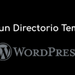 Falta un directorio Temporal WordPress