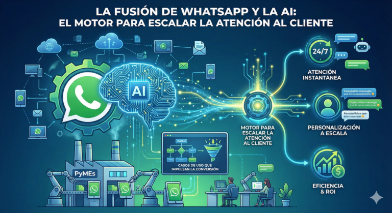 La Fusión de WhatsApp y la AI: El Motor para Escalar la Atención al Cliente