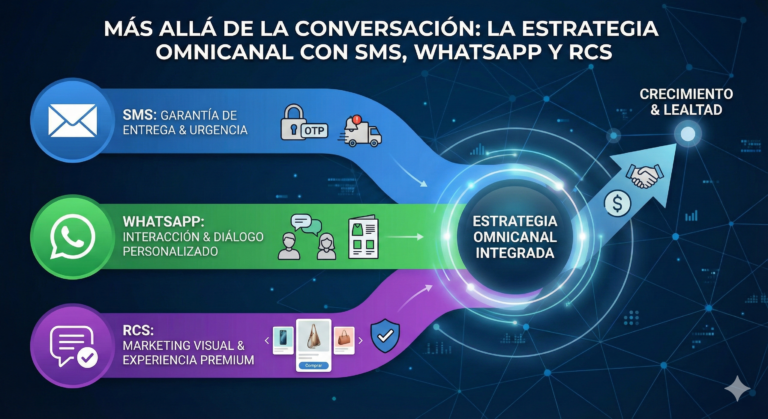 Más Allá de la Conversación: La Estrategia Omnicanal con SMS, WhatsApp y RCS